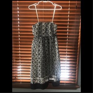 NWT Black & White Silk J. Crew Dress Size 2